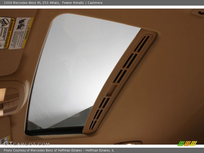 Pewter Metallic / Cashmere 2009 Mercedes-Benz ML 350 4Matic