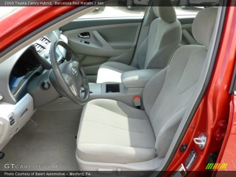 Barcelona Red Metallic / Ash 2009 Toyota Camry Hybrid