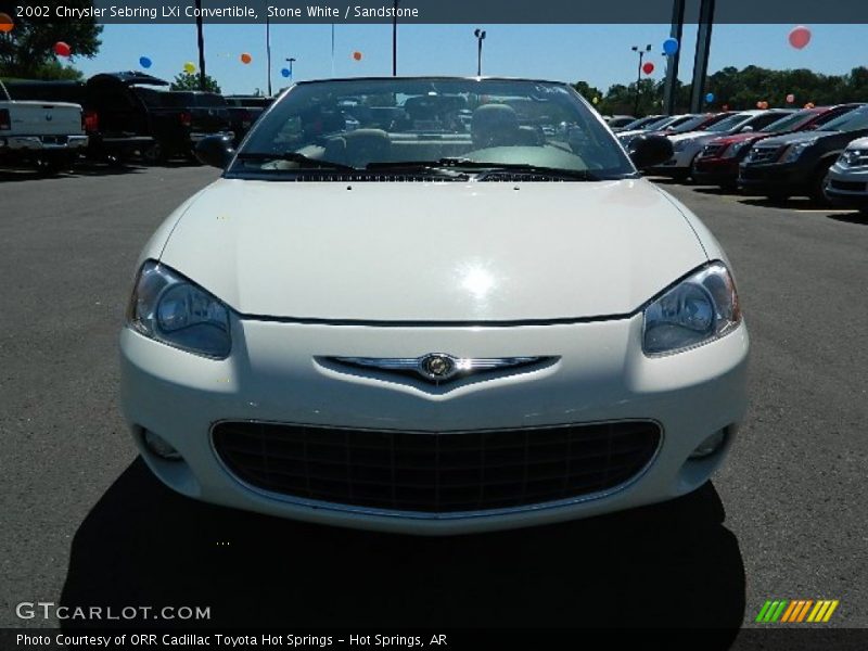 Stone White / Sandstone 2002 Chrysler Sebring LXi Convertible
