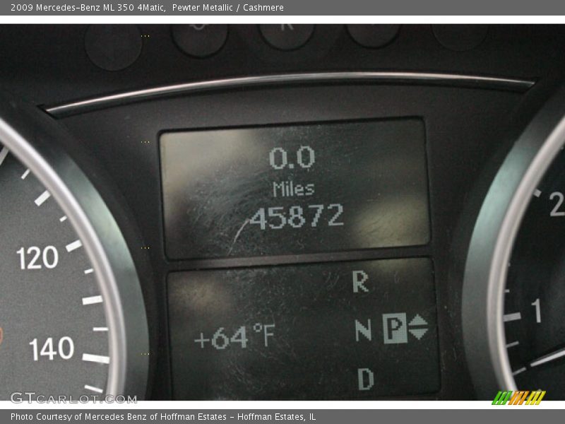 Pewter Metallic / Cashmere 2009 Mercedes-Benz ML 350 4Matic