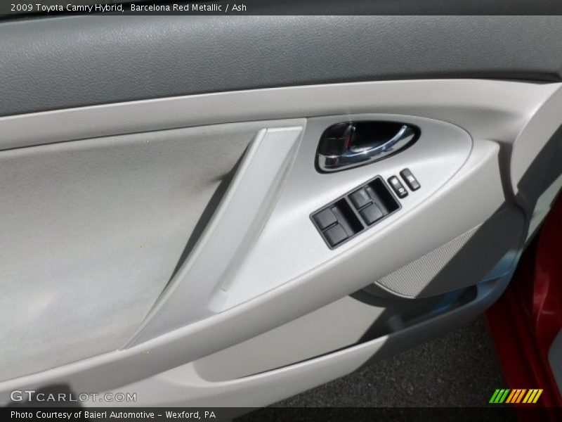 Barcelona Red Metallic / Ash 2009 Toyota Camry Hybrid
