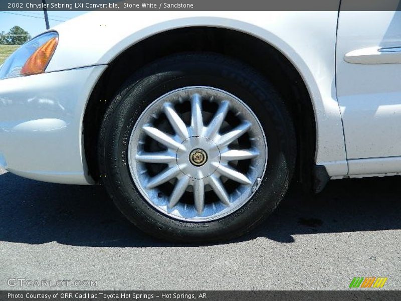 Stone White / Sandstone 2002 Chrysler Sebring LXi Convertible