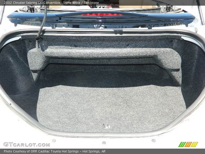 Stone White / Sandstone 2002 Chrysler Sebring LXi Convertible