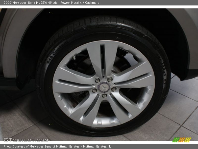 Pewter Metallic / Cashmere 2009 Mercedes-Benz ML 350 4Matic