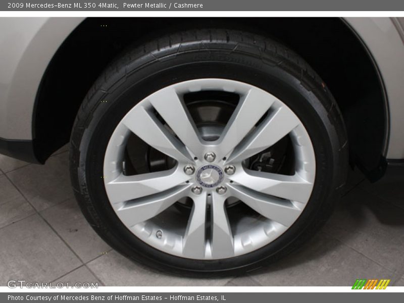 Pewter Metallic / Cashmere 2009 Mercedes-Benz ML 350 4Matic