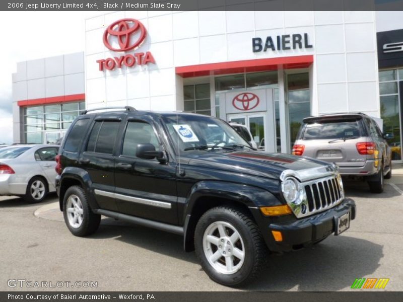 Black / Medium Slate Gray 2006 Jeep Liberty Limited 4x4