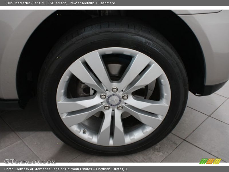 Pewter Metallic / Cashmere 2009 Mercedes-Benz ML 350 4Matic