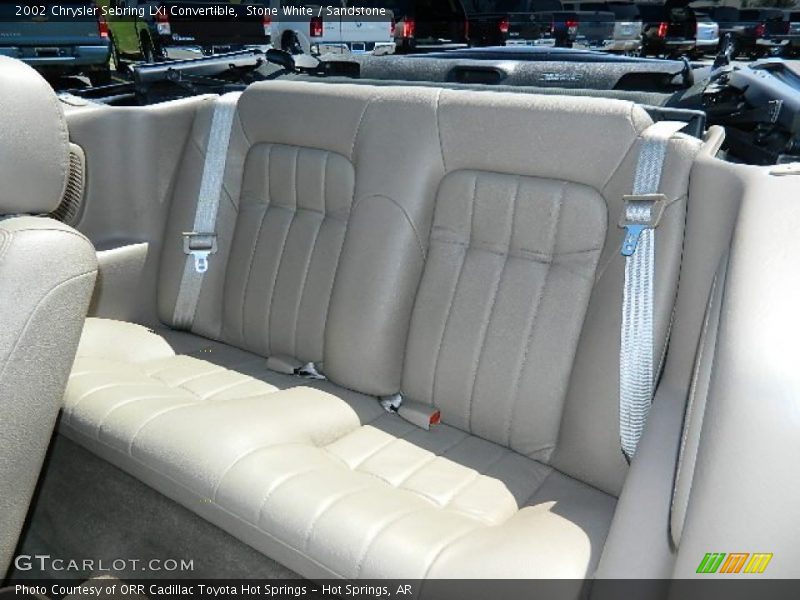 Stone White / Sandstone 2002 Chrysler Sebring LXi Convertible