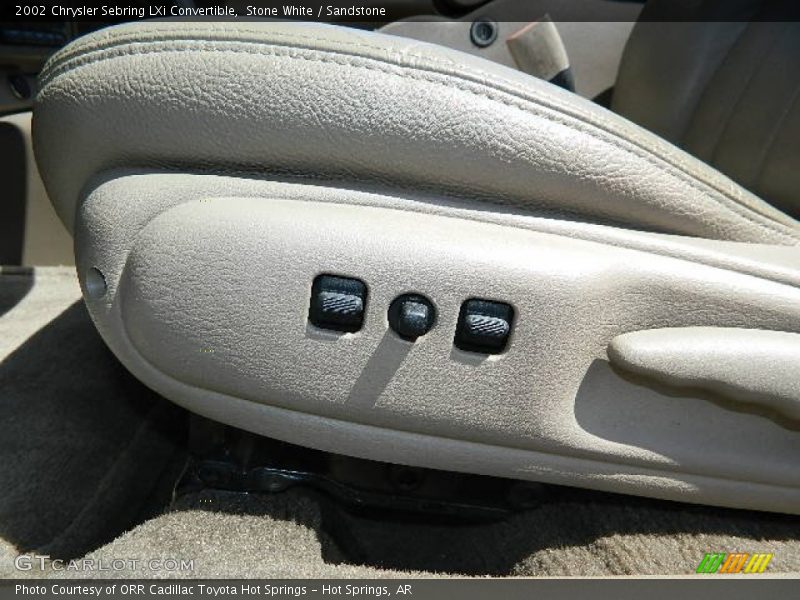 Stone White / Sandstone 2002 Chrysler Sebring LXi Convertible