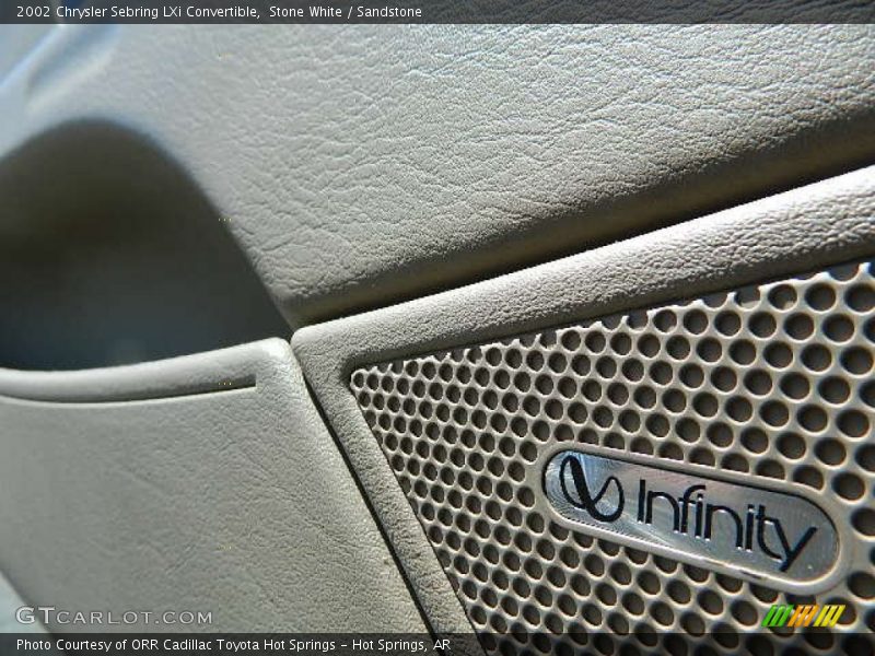 Stone White / Sandstone 2002 Chrysler Sebring LXi Convertible