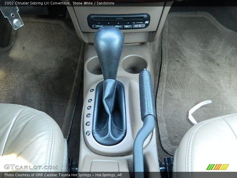 Stone White / Sandstone 2002 Chrysler Sebring LXi Convertible
