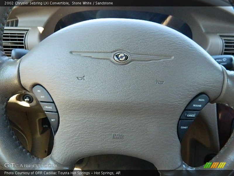 Stone White / Sandstone 2002 Chrysler Sebring LXi Convertible