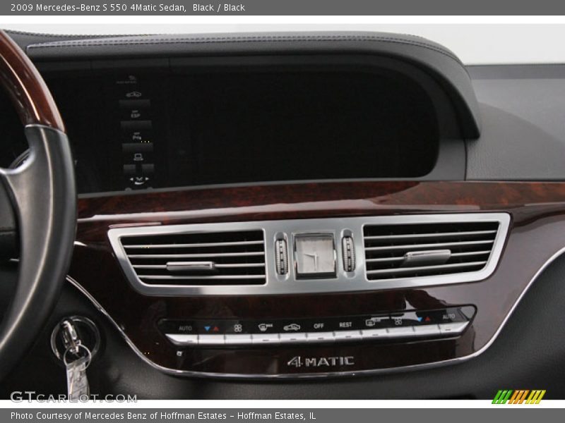 Black / Black 2009 Mercedes-Benz S 550 4Matic Sedan