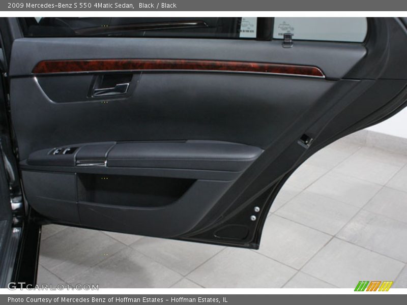 Black / Black 2009 Mercedes-Benz S 550 4Matic Sedan