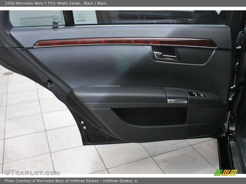 Black / Black 2009 Mercedes-Benz S 550 4Matic Sedan