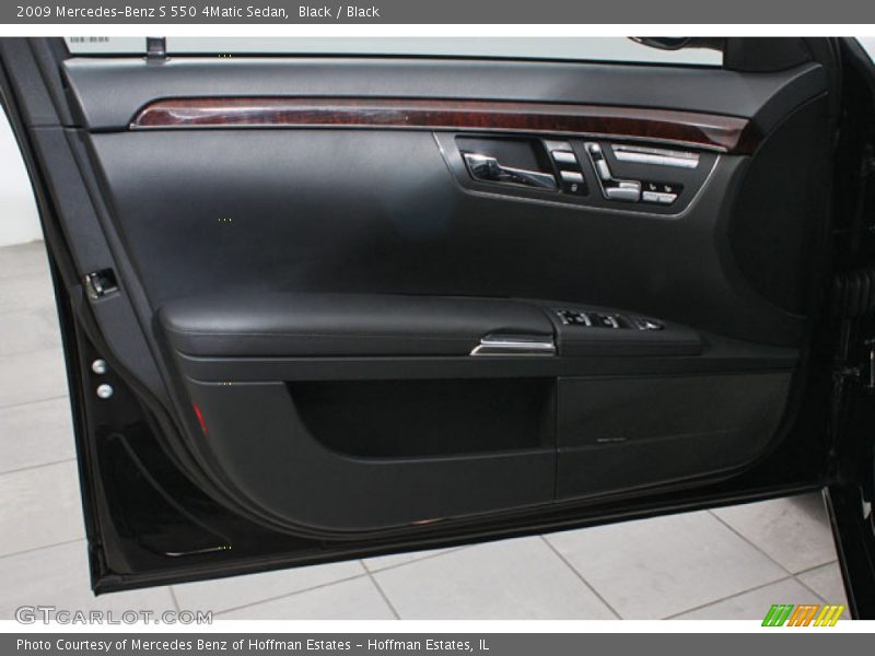 Black / Black 2009 Mercedes-Benz S 550 4Matic Sedan