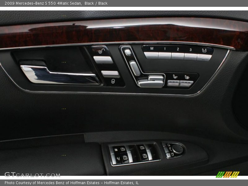 Black / Black 2009 Mercedes-Benz S 550 4Matic Sedan