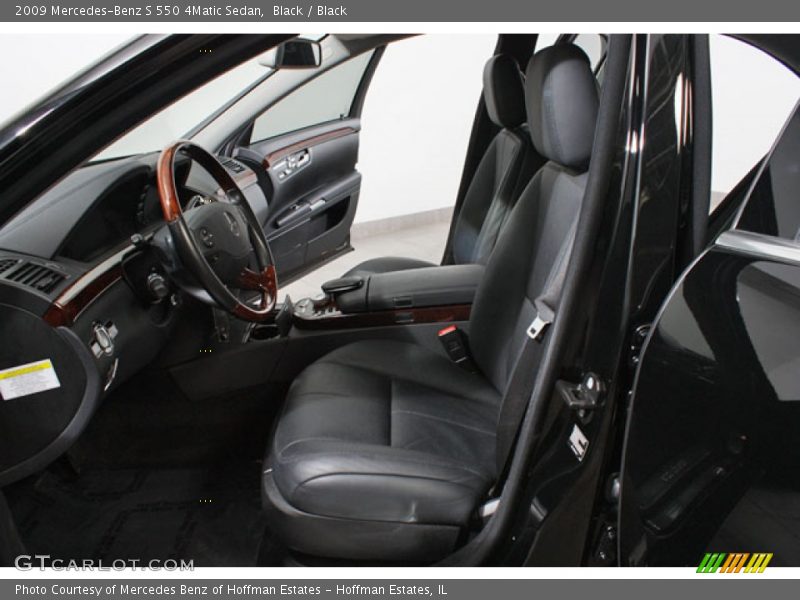 Black / Black 2009 Mercedes-Benz S 550 4Matic Sedan