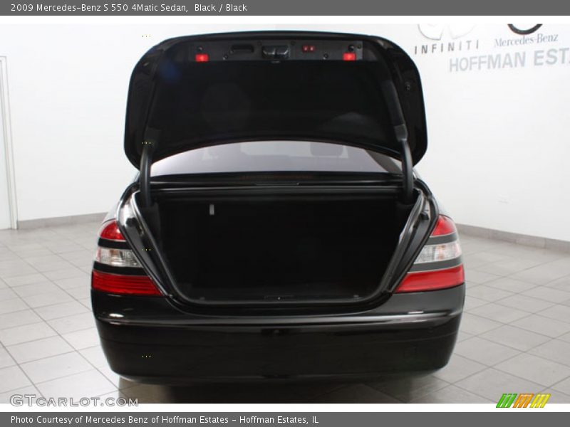 Black / Black 2009 Mercedes-Benz S 550 4Matic Sedan