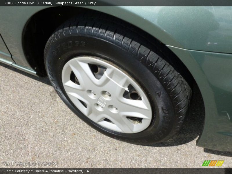Galapagos Green / Gray 2003 Honda Civic LX Sedan