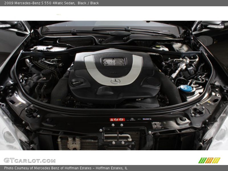 Black / Black 2009 Mercedes-Benz S 550 4Matic Sedan