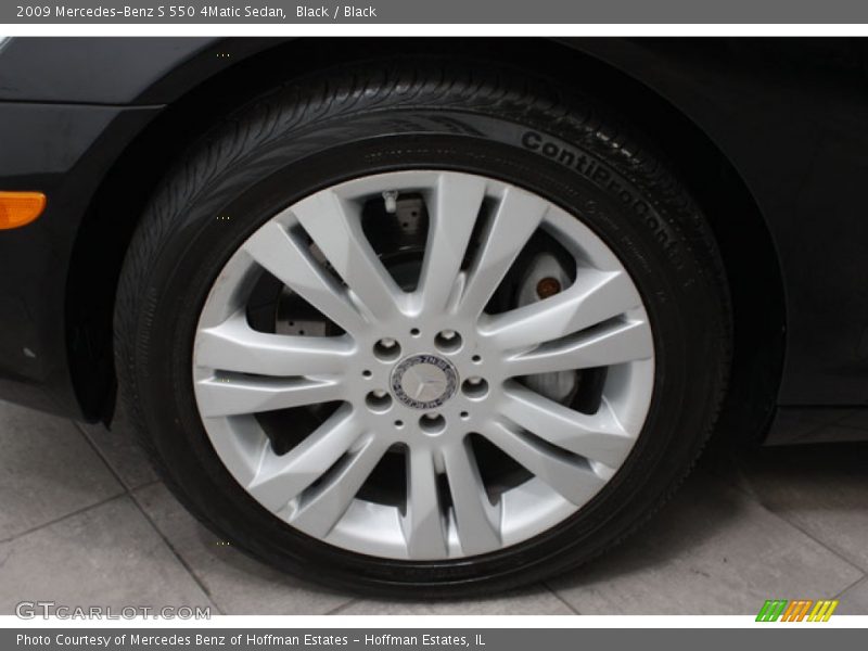 Black / Black 2009 Mercedes-Benz S 550 4Matic Sedan