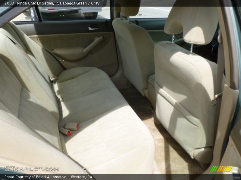 Galapagos Green / Gray 2003 Honda Civic LX Sedan
