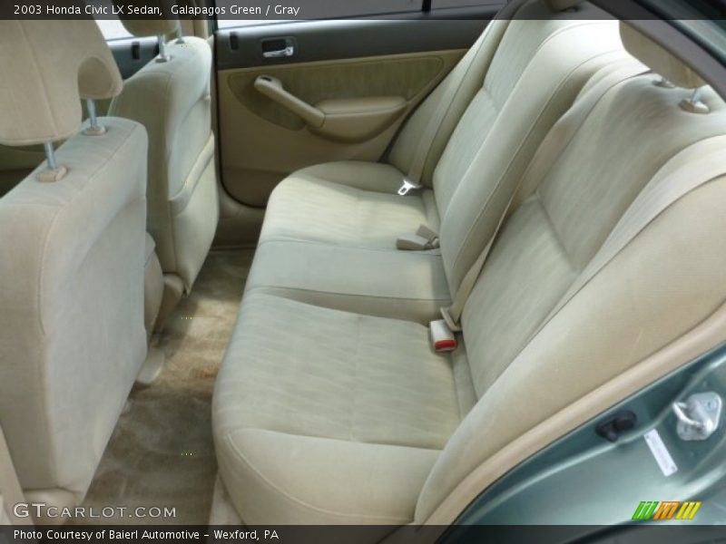 Galapagos Green / Gray 2003 Honda Civic LX Sedan