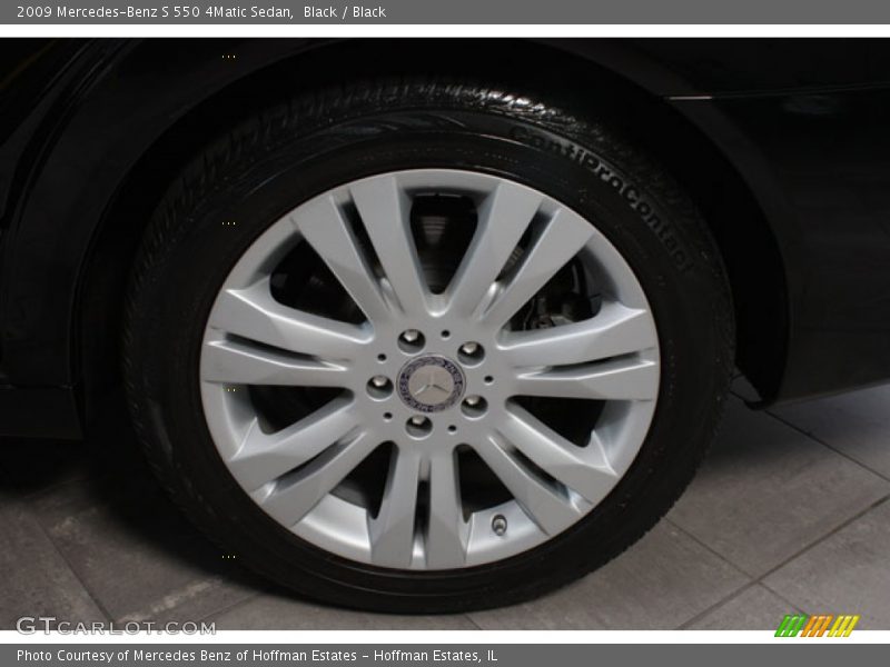 Black / Black 2009 Mercedes-Benz S 550 4Matic Sedan