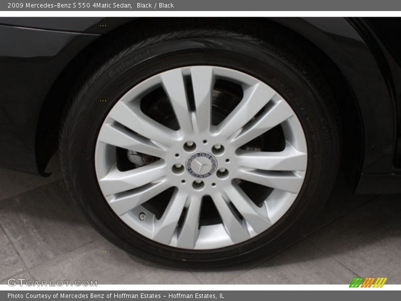 Black / Black 2009 Mercedes-Benz S 550 4Matic Sedan