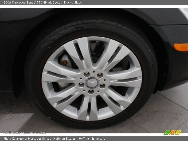 Black / Black 2009 Mercedes-Benz S 550 4Matic Sedan