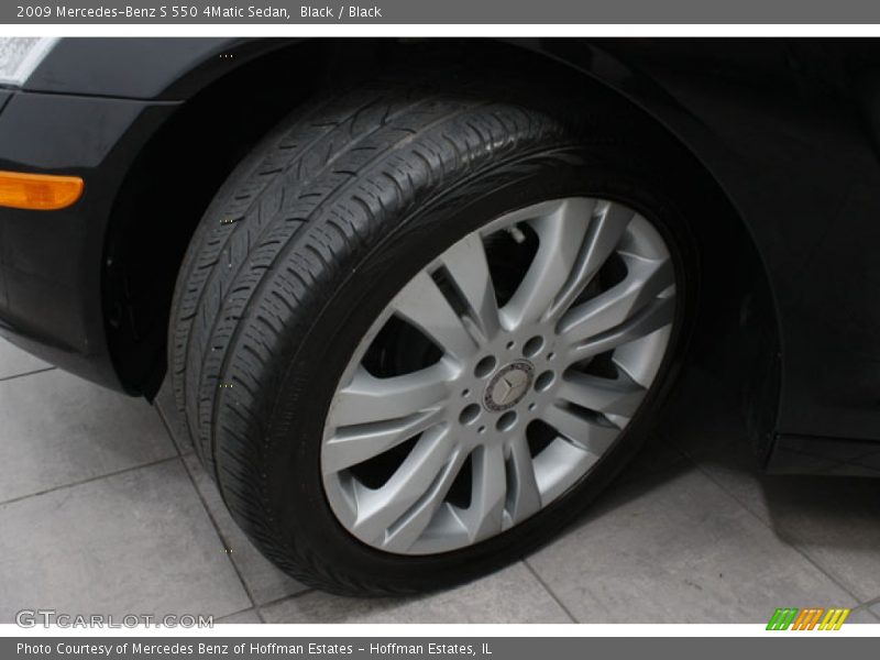 Black / Black 2009 Mercedes-Benz S 550 4Matic Sedan