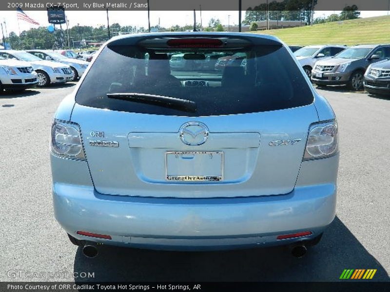 Icy Blue Metallic / Sand 2009 Mazda CX-7 Sport