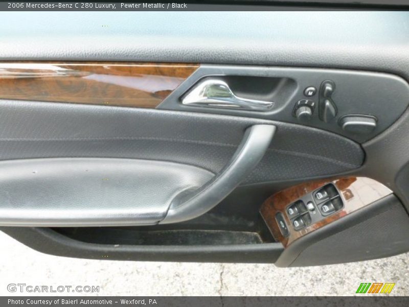 Pewter Metallic / Black 2006 Mercedes-Benz C 280 Luxury