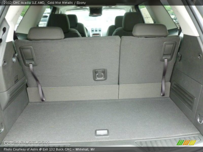 Gold Mist Metallic / Ebony 2012 GMC Acadia SLE AWD