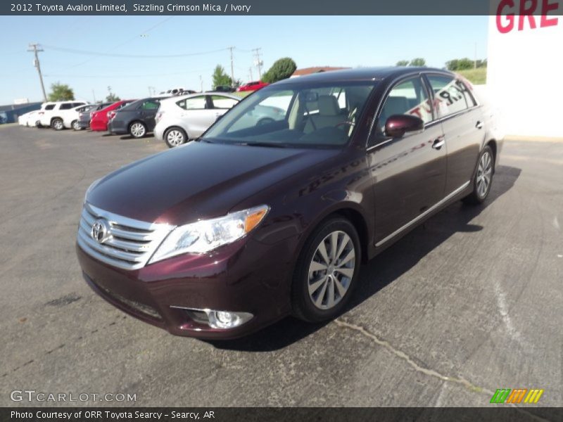 Sizzling Crimson Mica / Ivory 2012 Toyota Avalon Limited