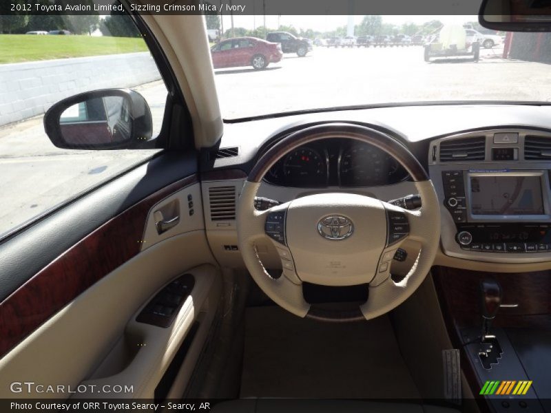 Sizzling Crimson Mica / Ivory 2012 Toyota Avalon Limited