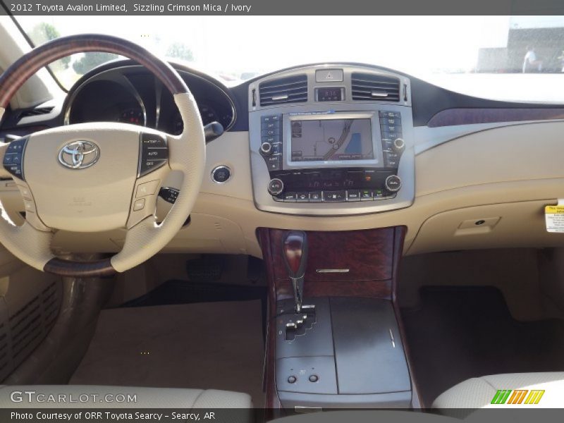 Sizzling Crimson Mica / Ivory 2012 Toyota Avalon Limited