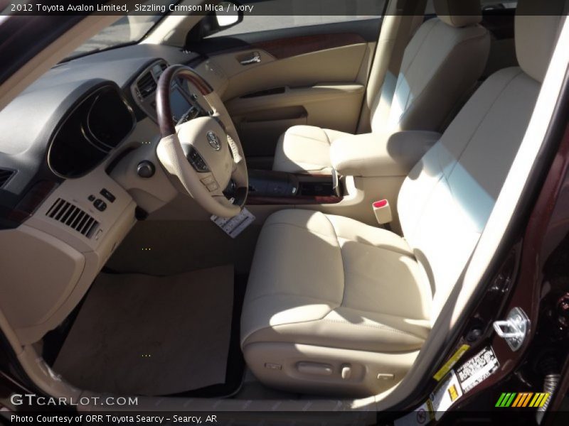 Sizzling Crimson Mica / Ivory 2012 Toyota Avalon Limited