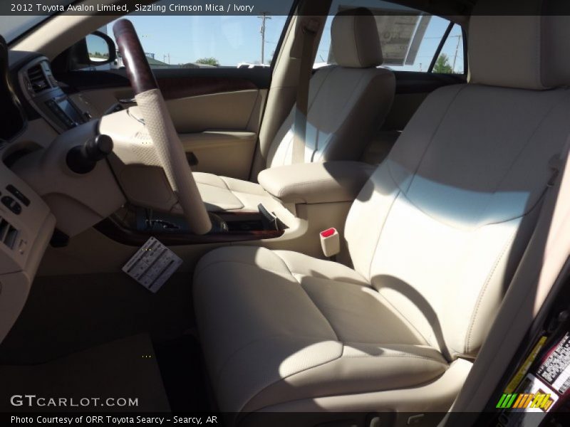 Sizzling Crimson Mica / Ivory 2012 Toyota Avalon Limited