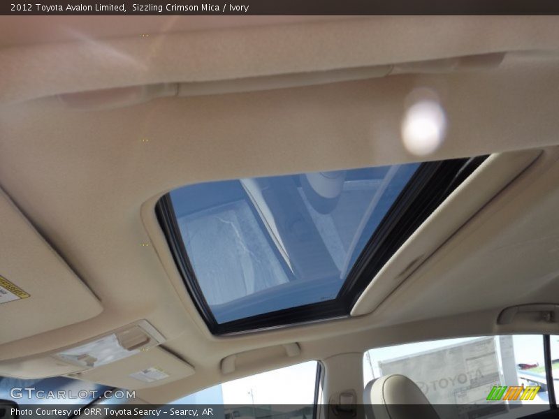 Sizzling Crimson Mica / Ivory 2012 Toyota Avalon Limited