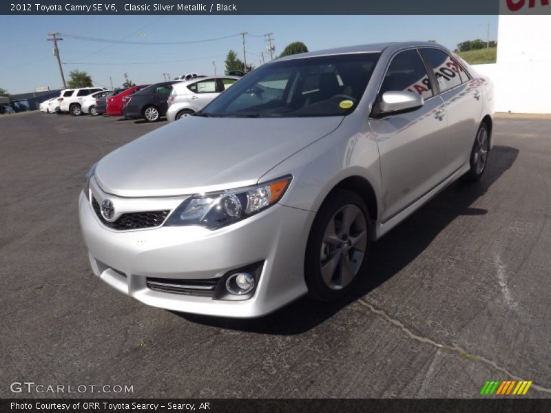 Classic Silver Metallic / Black 2012 Toyota Camry SE V6