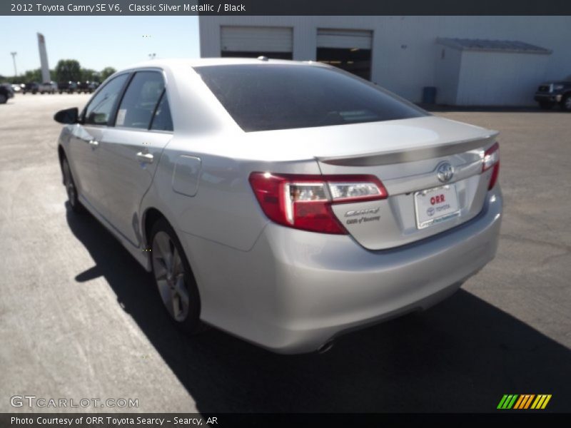 Classic Silver Metallic / Black 2012 Toyota Camry SE V6