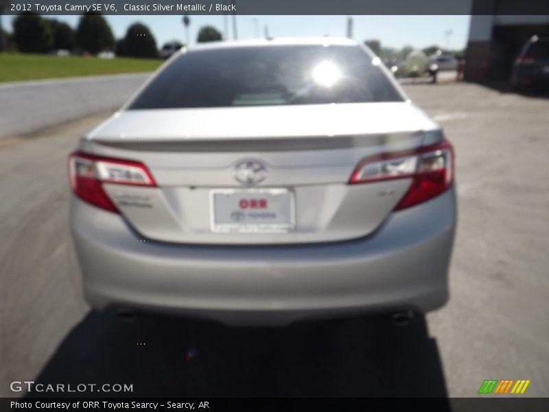 Classic Silver Metallic / Black 2012 Toyota Camry SE V6