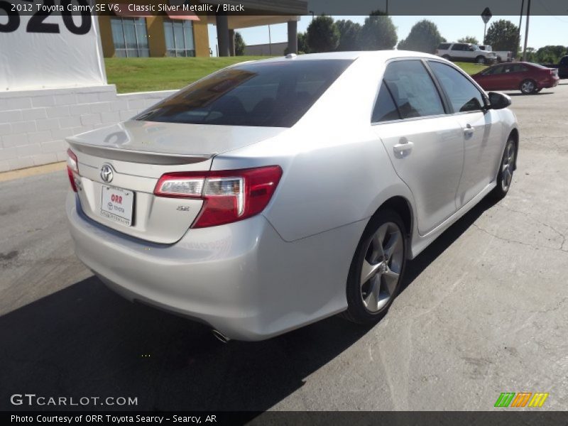 Classic Silver Metallic / Black 2012 Toyota Camry SE V6