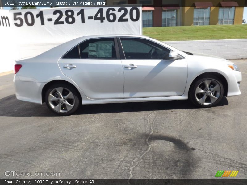 Classic Silver Metallic / Black 2012 Toyota Camry SE V6