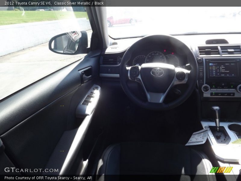 Classic Silver Metallic / Black 2012 Toyota Camry SE V6