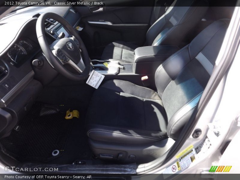 Classic Silver Metallic / Black 2012 Toyota Camry SE V6