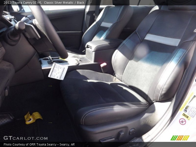 Classic Silver Metallic / Black 2012 Toyota Camry SE V6