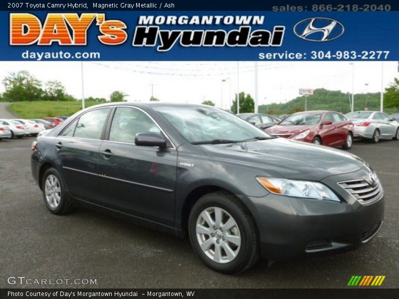 Magnetic Gray Metallic / Ash 2007 Toyota Camry Hybrid